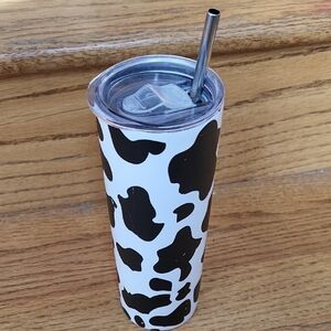 Cow Print Tumbler